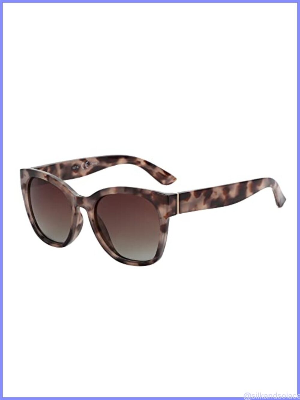 Oversized Cat Eye Polarized UV400 Sunglasses Retro Full Frame Wrap Shades